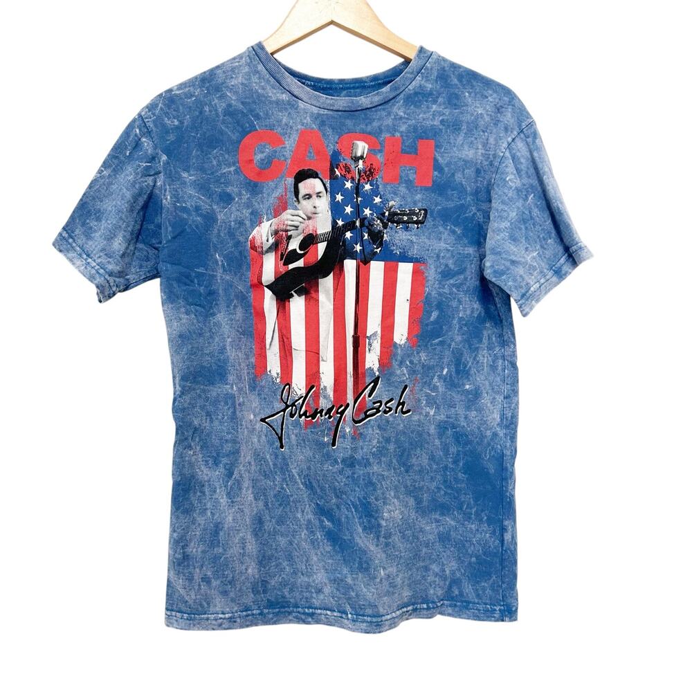 Johnny Cash American Flag T Shirt Sz XL